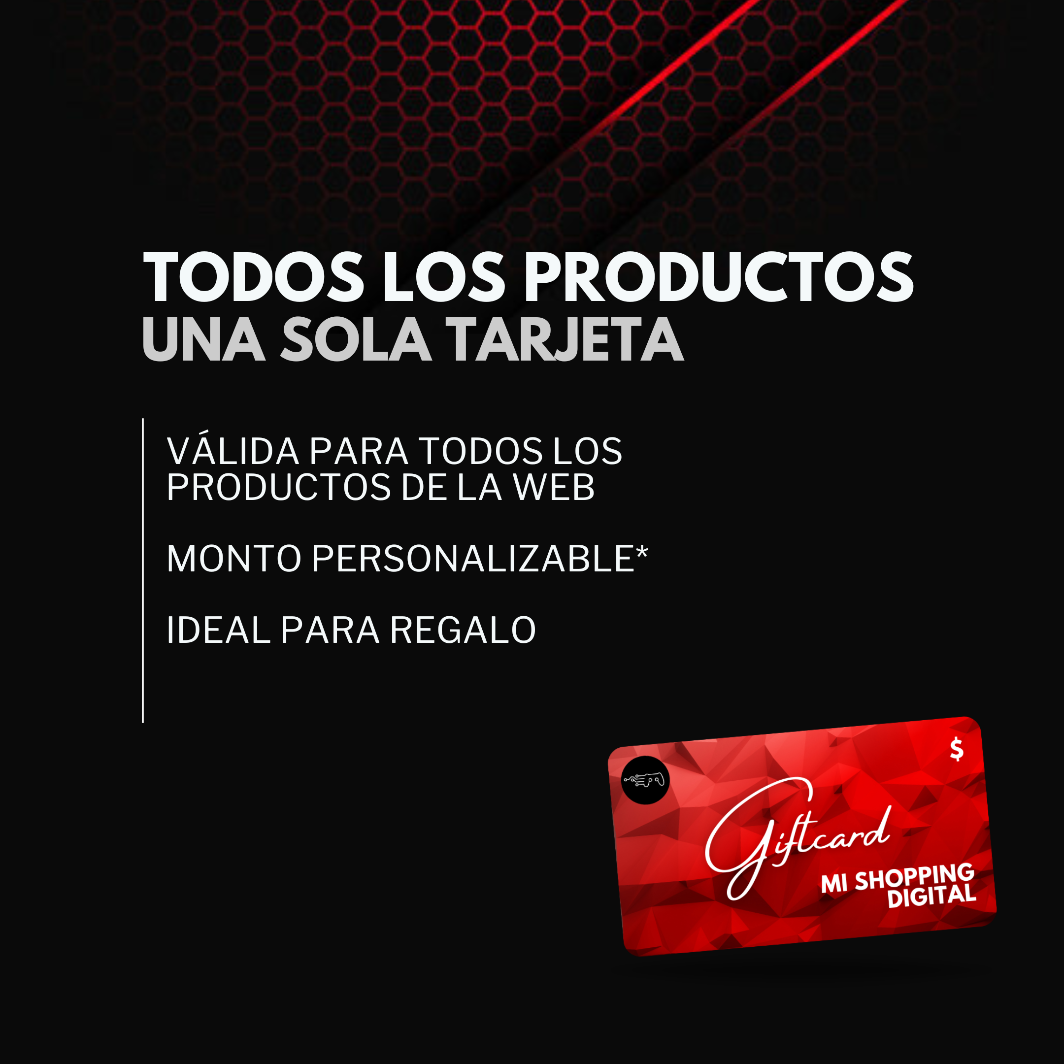 Gift Card Mi Shopping Digital - Valor $500